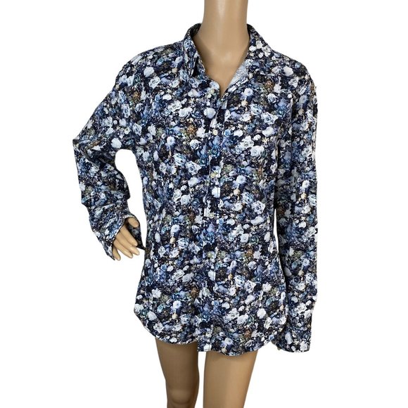 Banana Republic Other - Banana Republic Grant Fit Floral Button Down Men's M Shirt Cotton Casual Career
